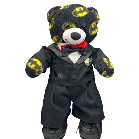 Build A Bear Bride and Groom Workshop Outfit Veil Black Shoes Plush Dress Up - Picture 3 of 16